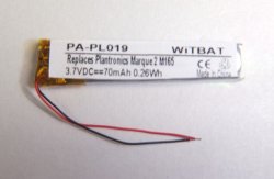 画像1: PLANTRONICS Bluetooth ワイヤレスヘッドセット Marque2 M165用バッテリー 新品