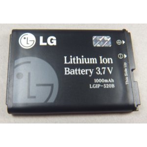 画像: LG VX5400, VX5500, VX8350用電池パック LGIP-520B 新品