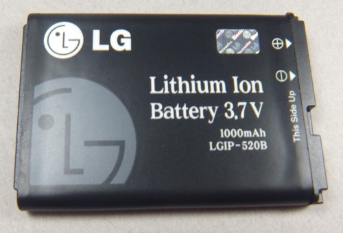 画像1: LG VX5400, VX5500, VX8350用電池パック LGIP-520B 新品
