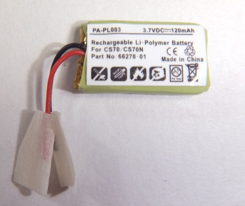 画像1: Plantronics CS70 ワイヤレスヘッドセット用バッテリー 新品