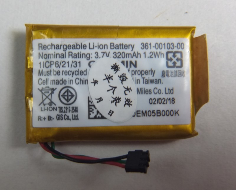 Battery for Garmin Dash Cam 45, Dashcam 45 361-00103-00